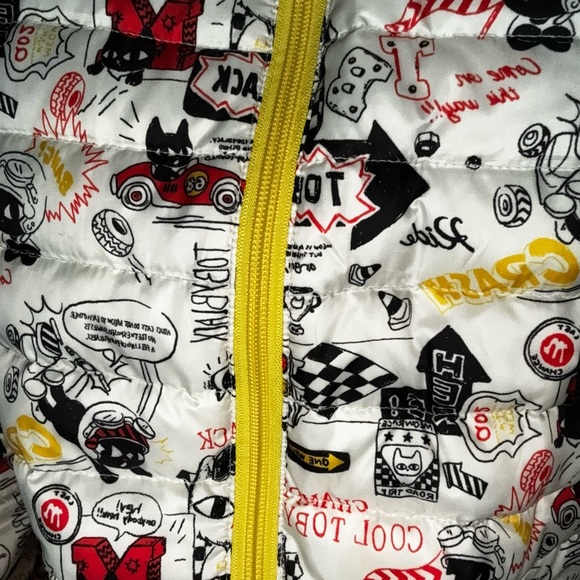Graphic Print Hooded Jacket - Picture 4 of 5